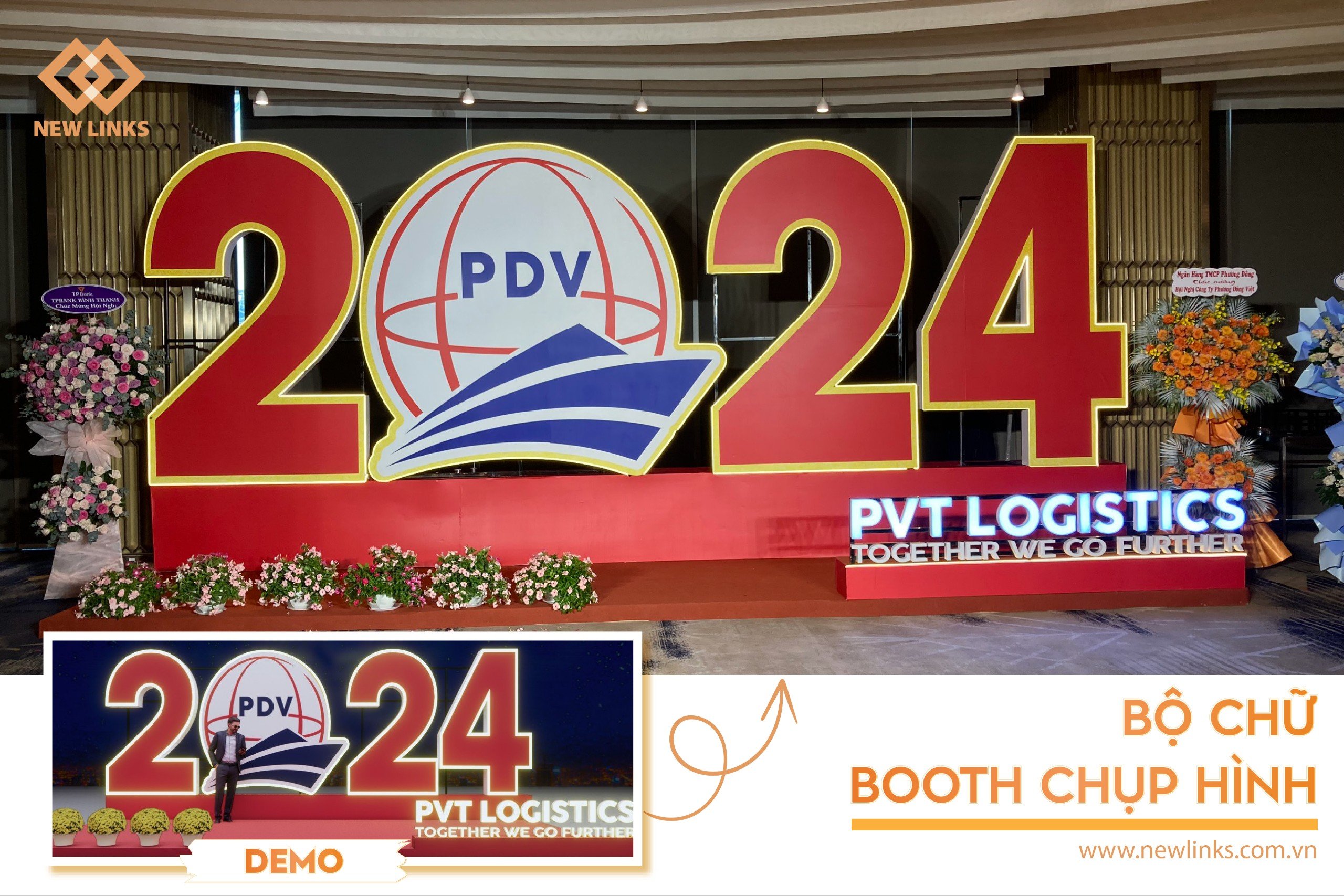 booth sự kiện chụp hình 2024