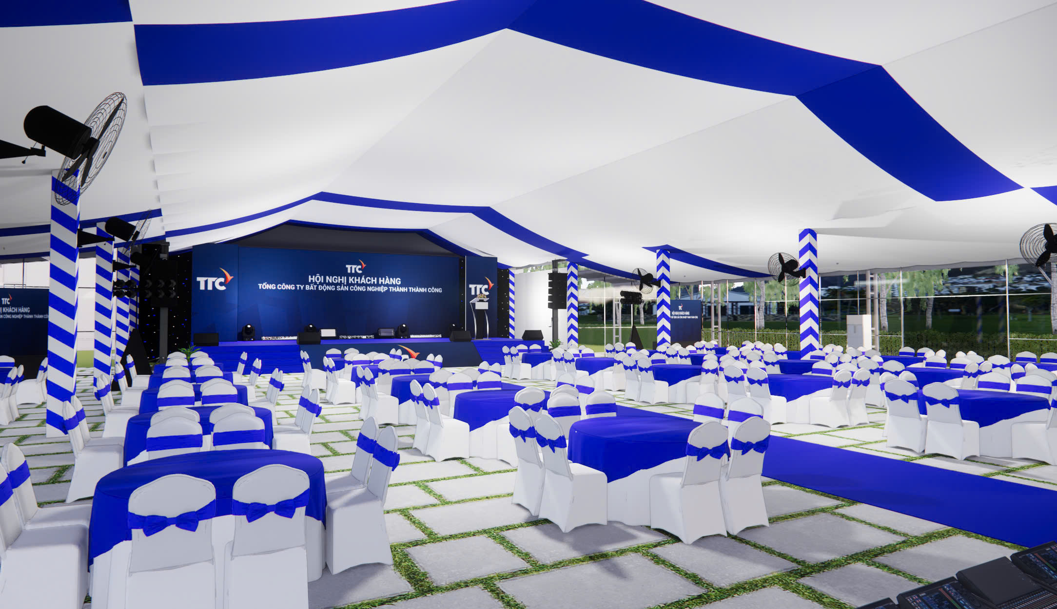Không gian sự kiện - Hội nghị khách hàng TTC 2025