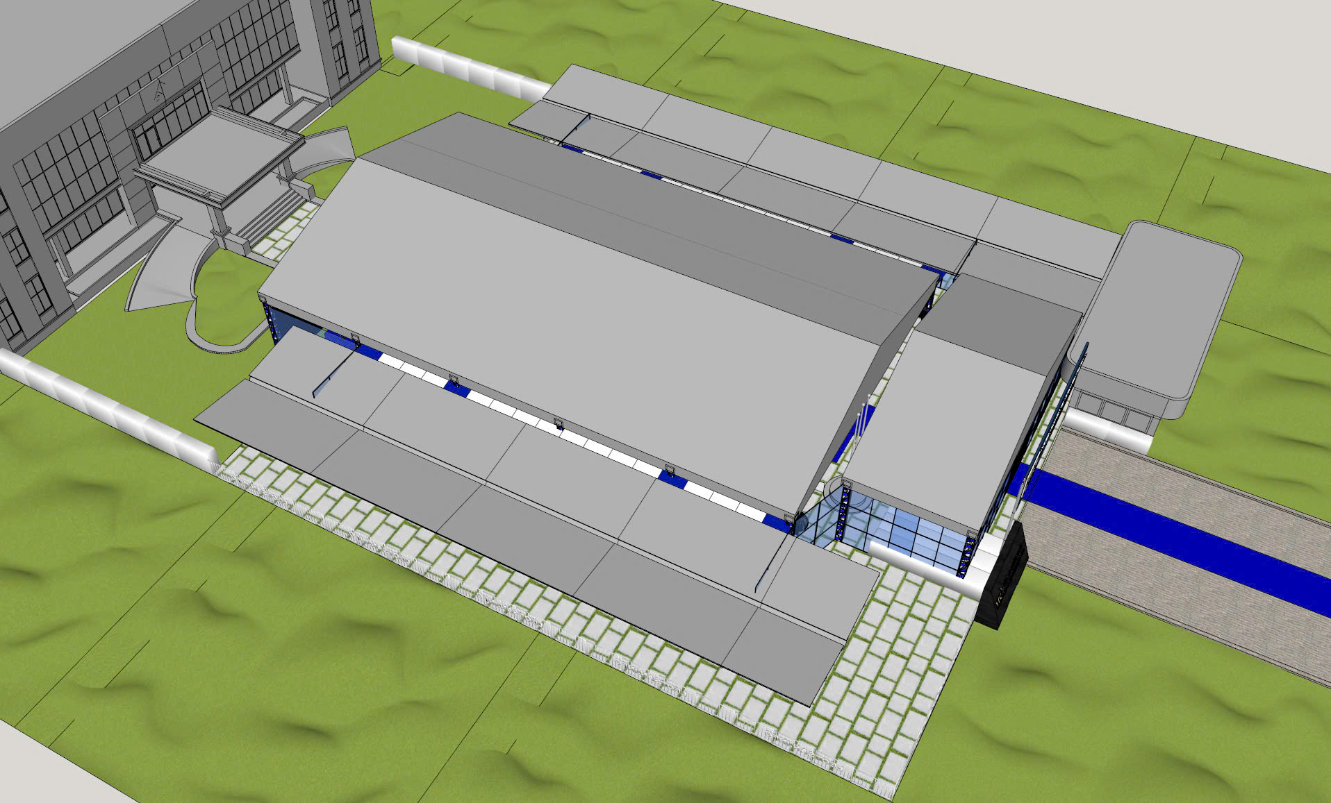 Thiết kế demo 3D khu vực sự kiện