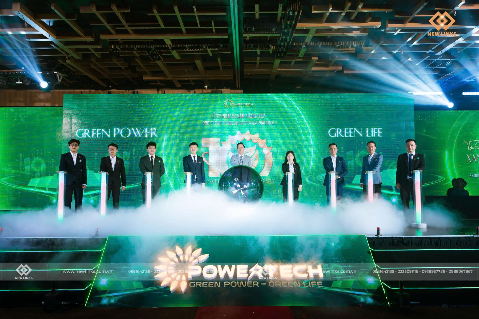 Chạm tay quả cầu led & trụ led tròn