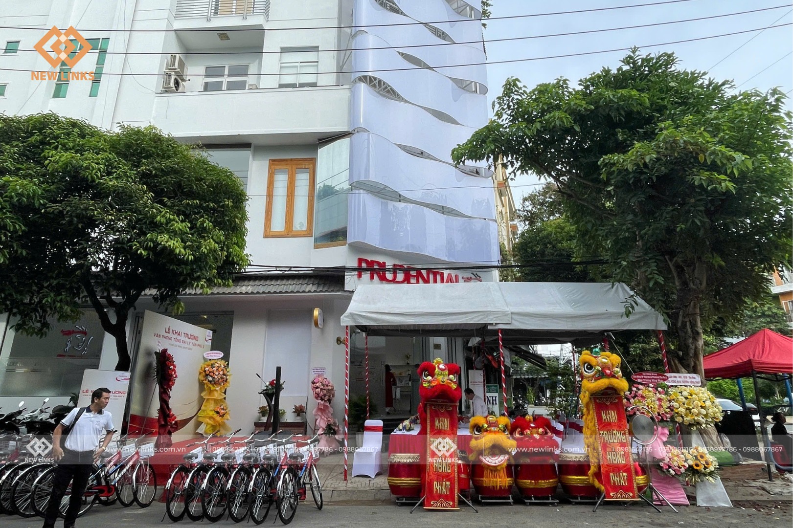 Quang cảnh lễ khai trương Pru Tân phú 2