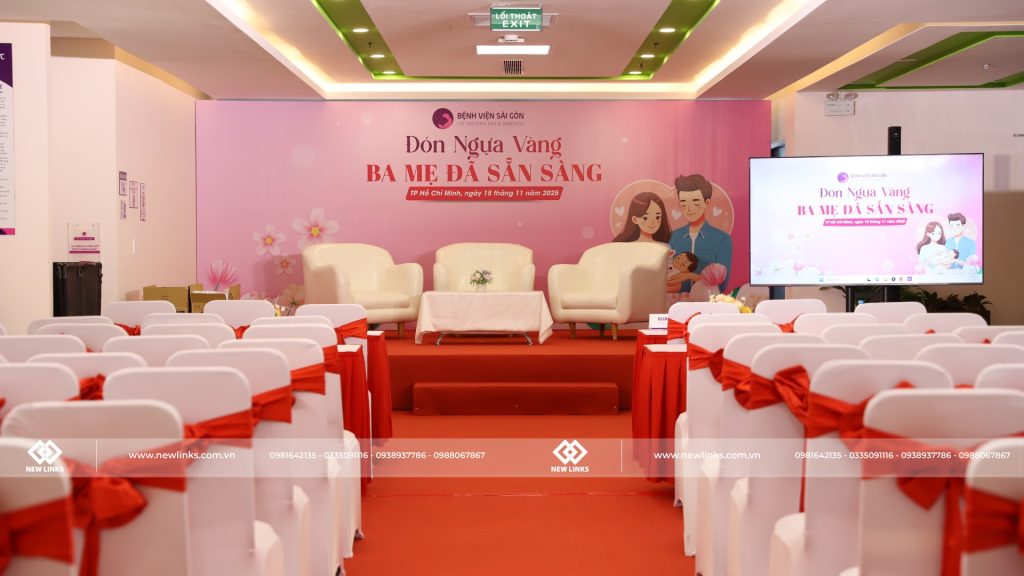 Không gian buổi tọa đàm chia sẻ