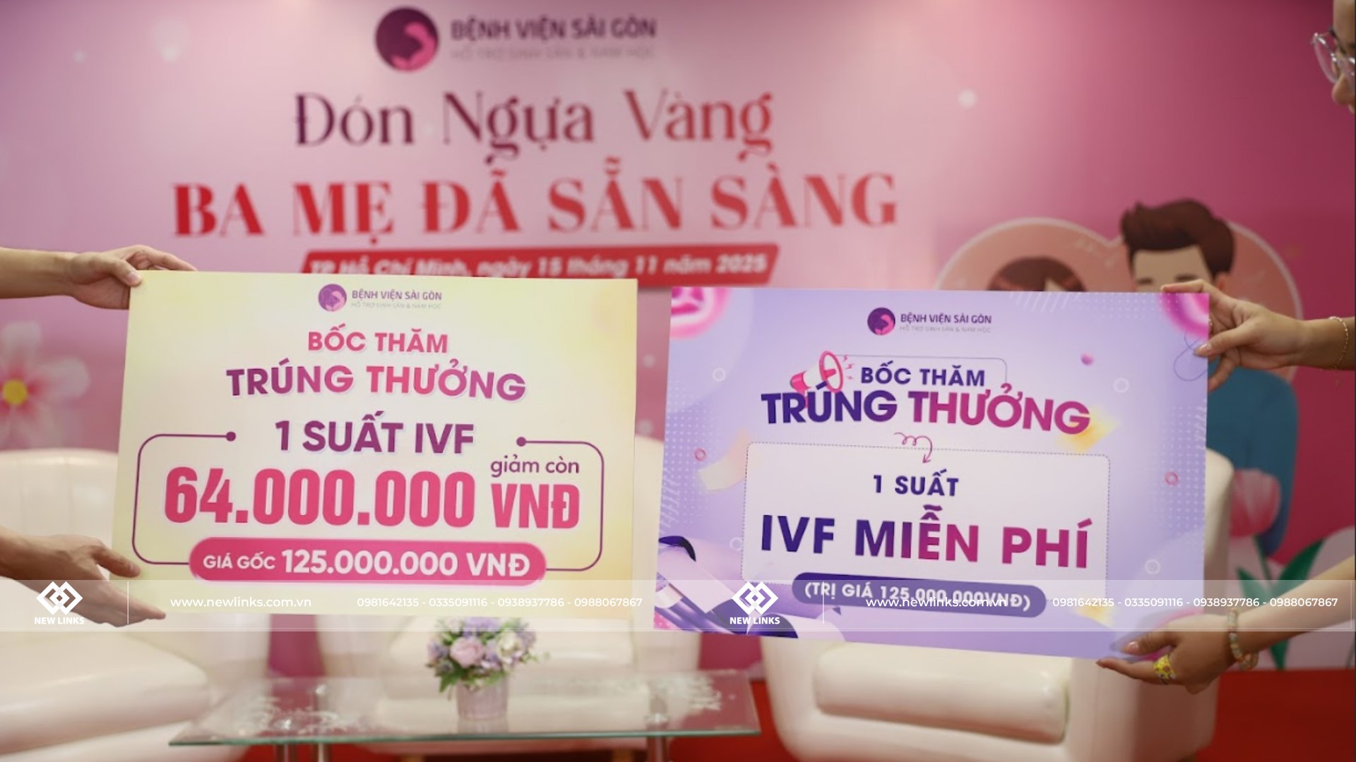 Giải thưởng may mắn cho khách tham dự