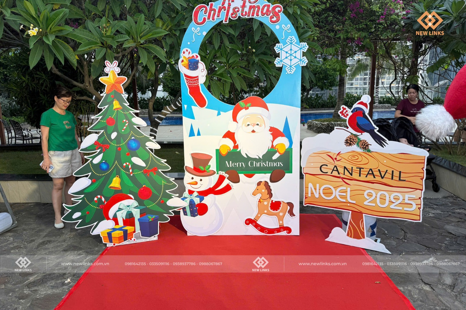 Booth chụp hình Giáng Sinh