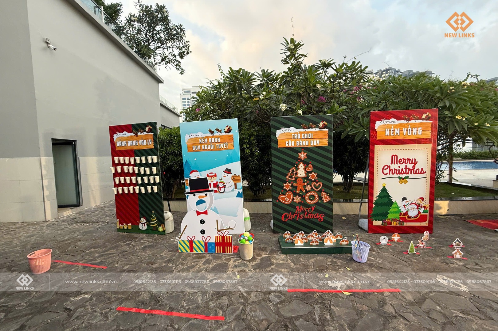 Booth trò chơi Giáng sinh