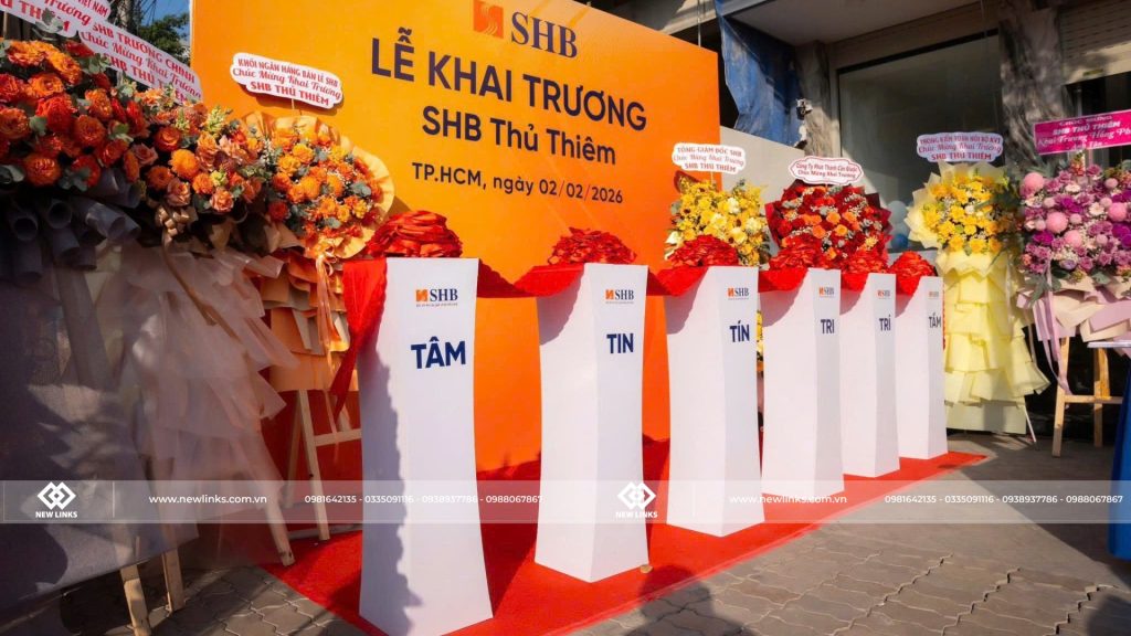 Bộ cắt băng fomex khai trương