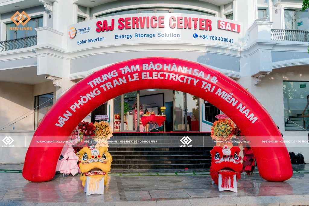 Cổng chào lễ khai trương