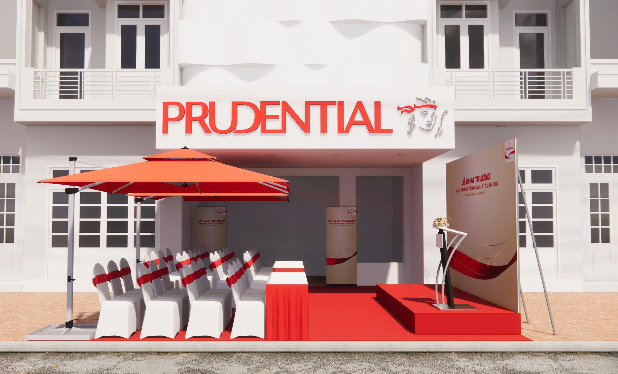 Demo lễ khai trương Pru