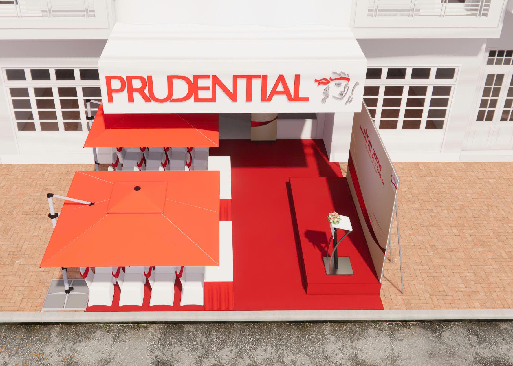 Demo lễ khai trương Pru